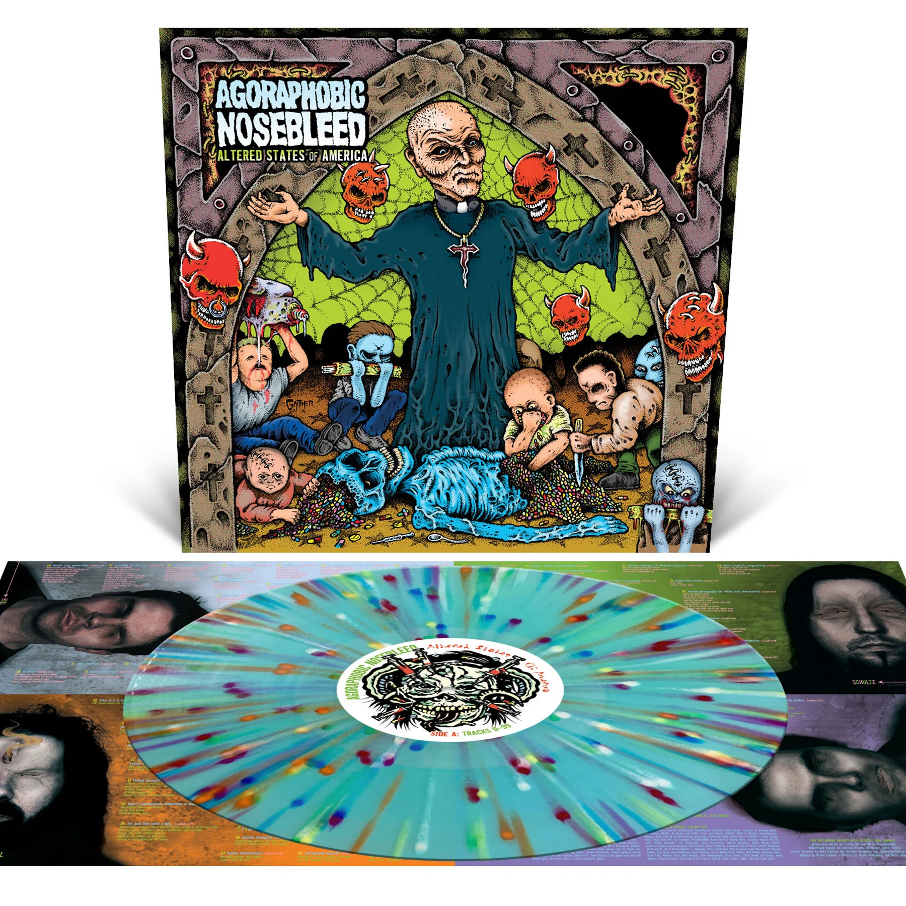 Agoraphobic Nosebleed "Altered States of America (Reissue)" 12"