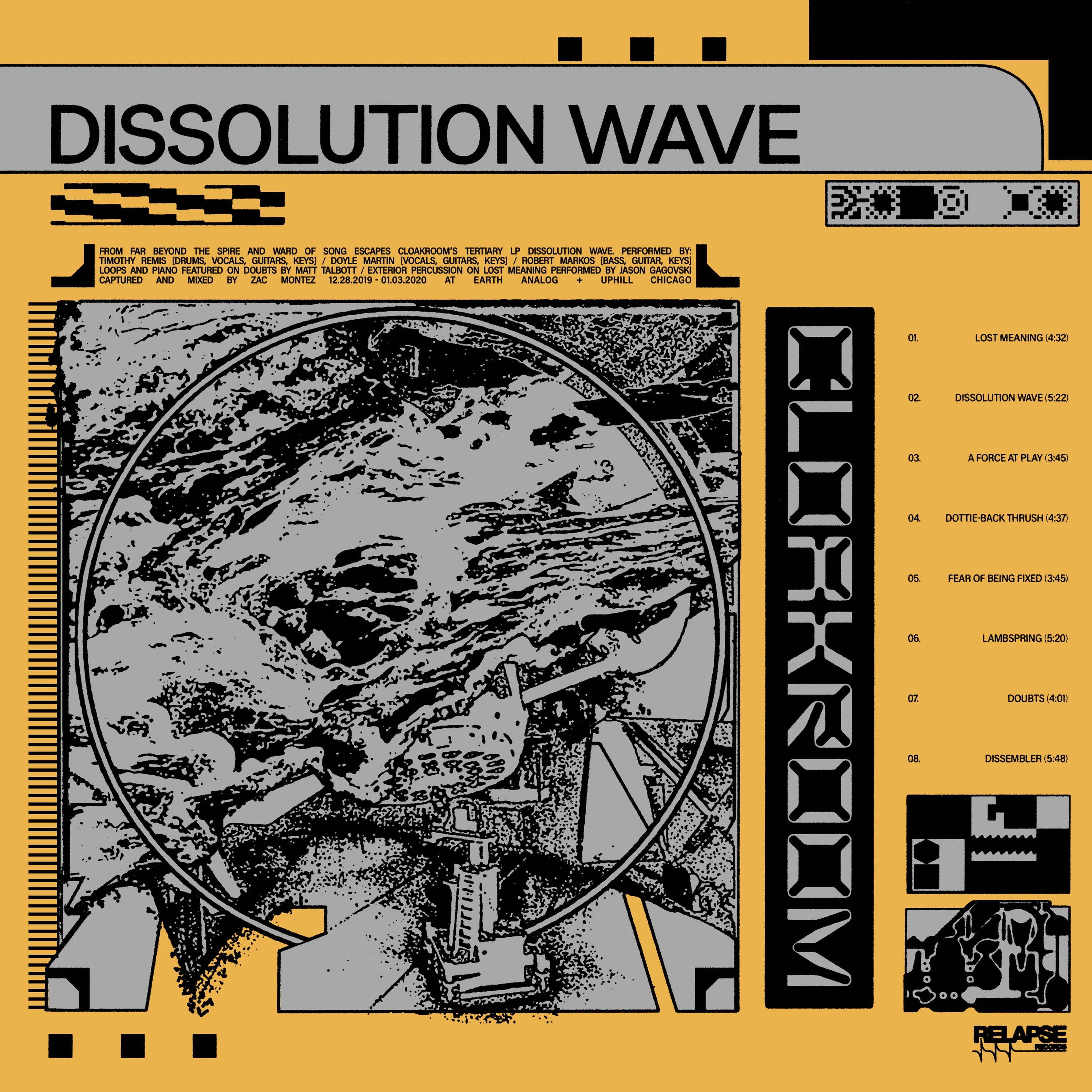 Cloakroom "Dissolution Wave" CD - Image 2