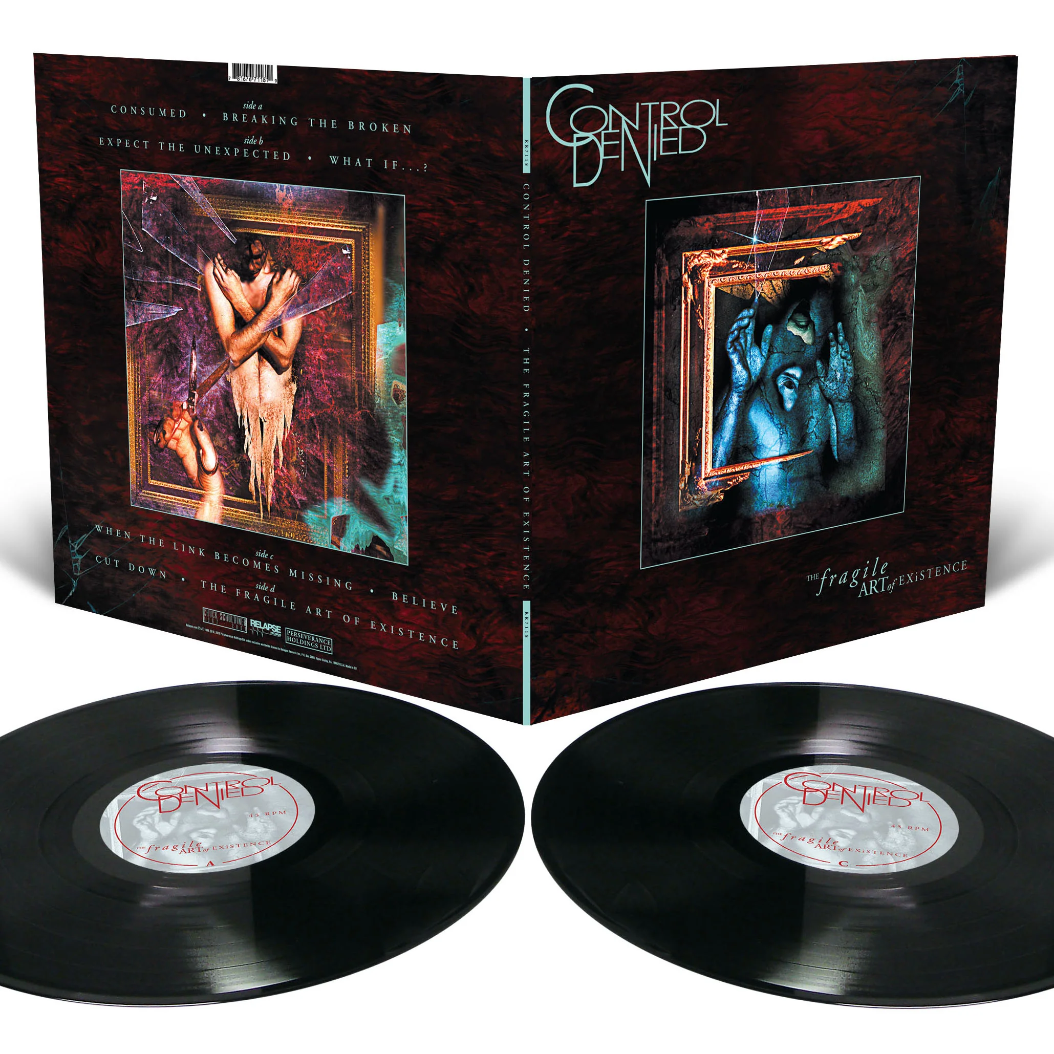 Control Denied "The Fragile Art Of Existence (Reissue)" 2x12" - Image 2