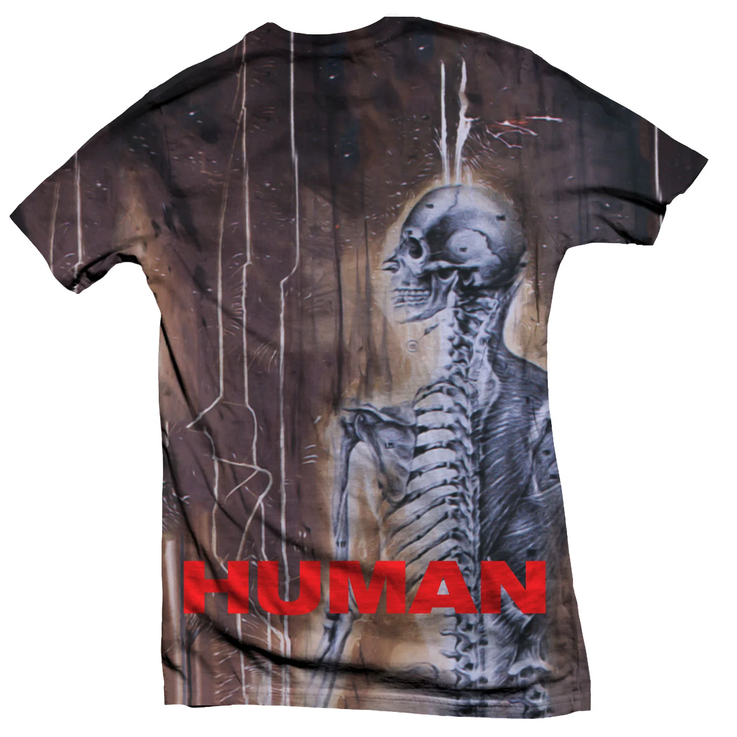 Death "Human All (All Over Print)" T-Shirt - Image 3