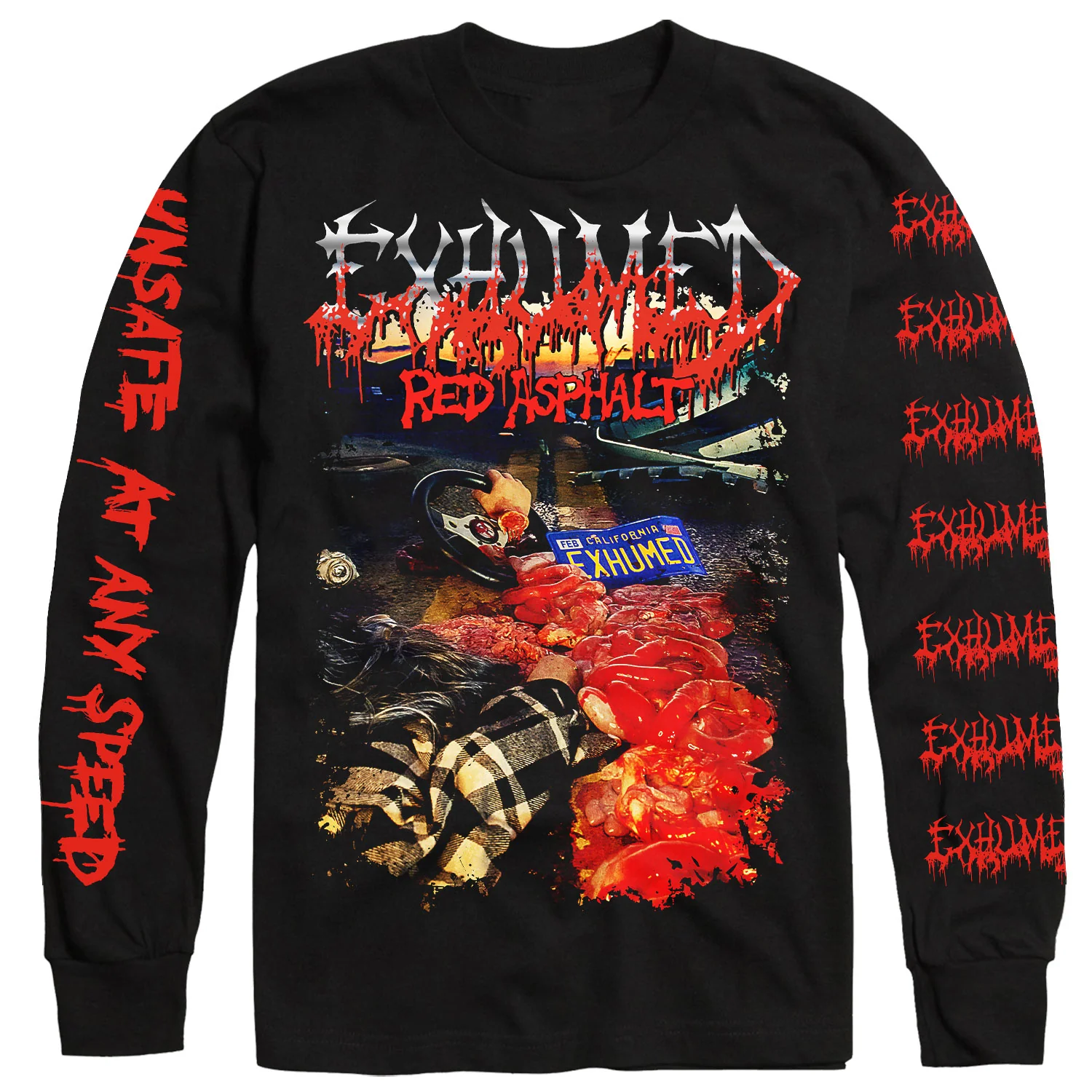 Exhumed "Red Asphalt" Longsleeve - Image 2