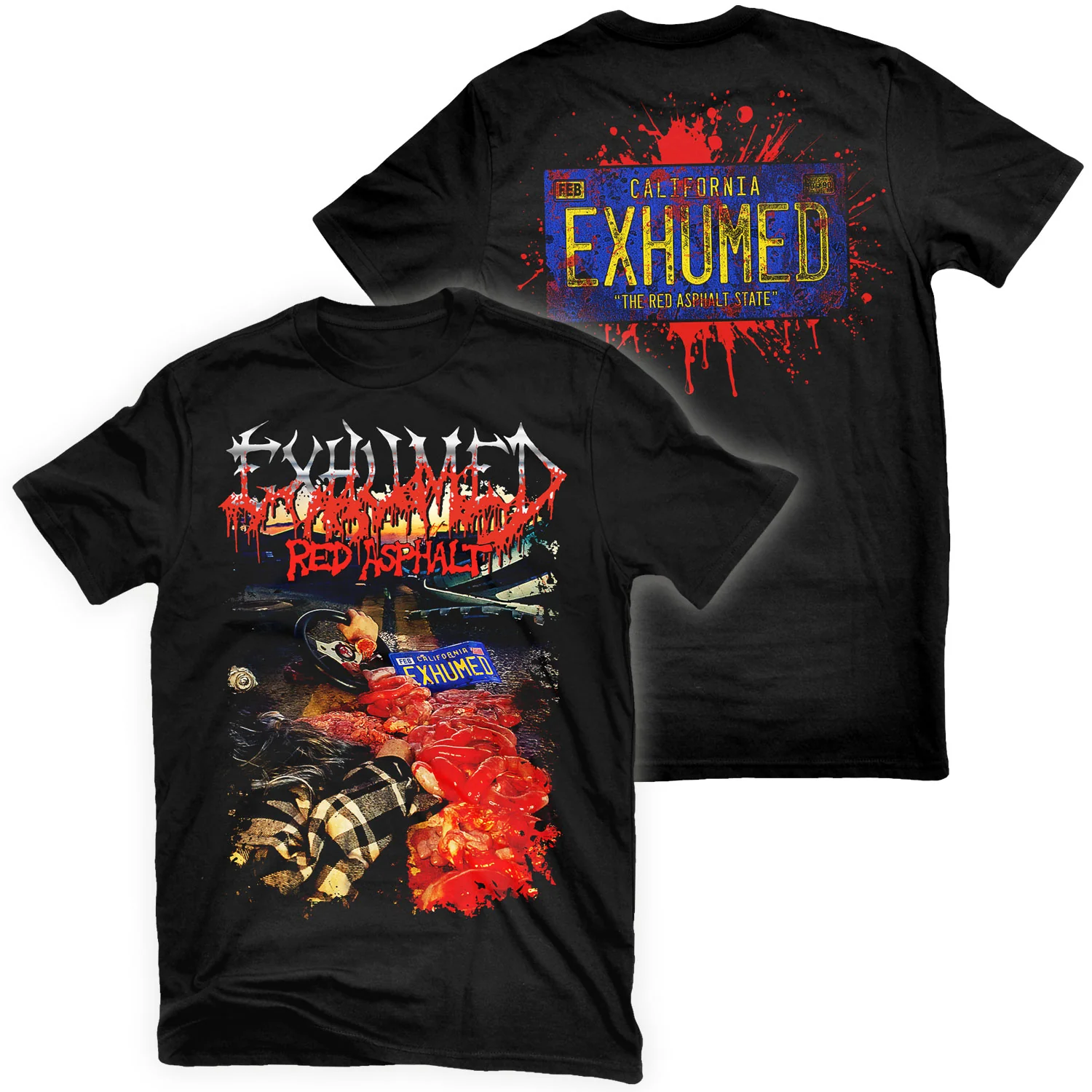 Exhumed "Red Asphalt" T-Shirt
