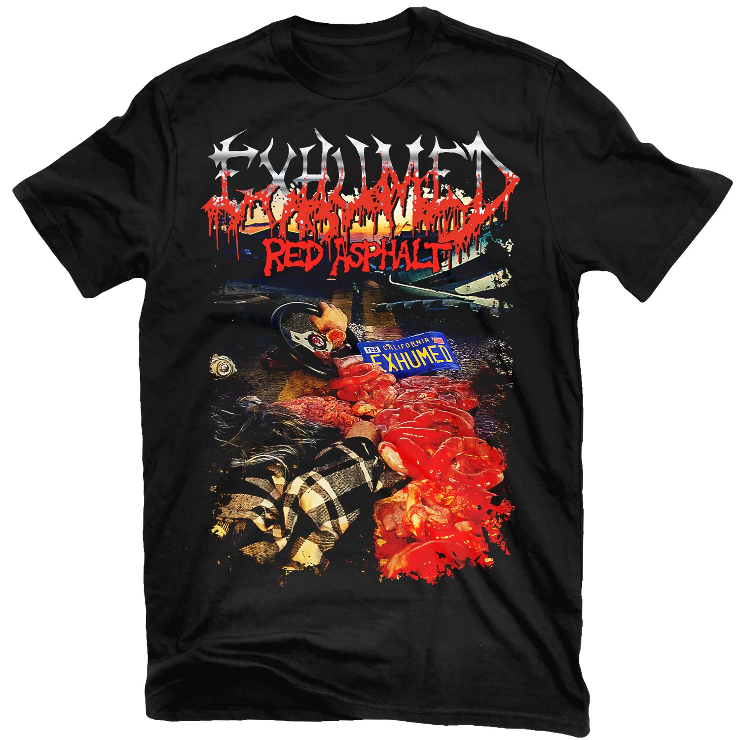 Exhumed "Red Asphalt" T-Shirt - Image 2