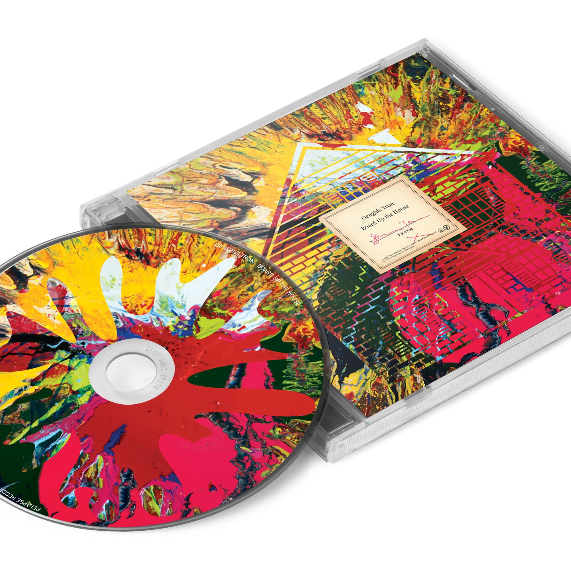 Genghis Tron "Board Up The House" CD - Image 2