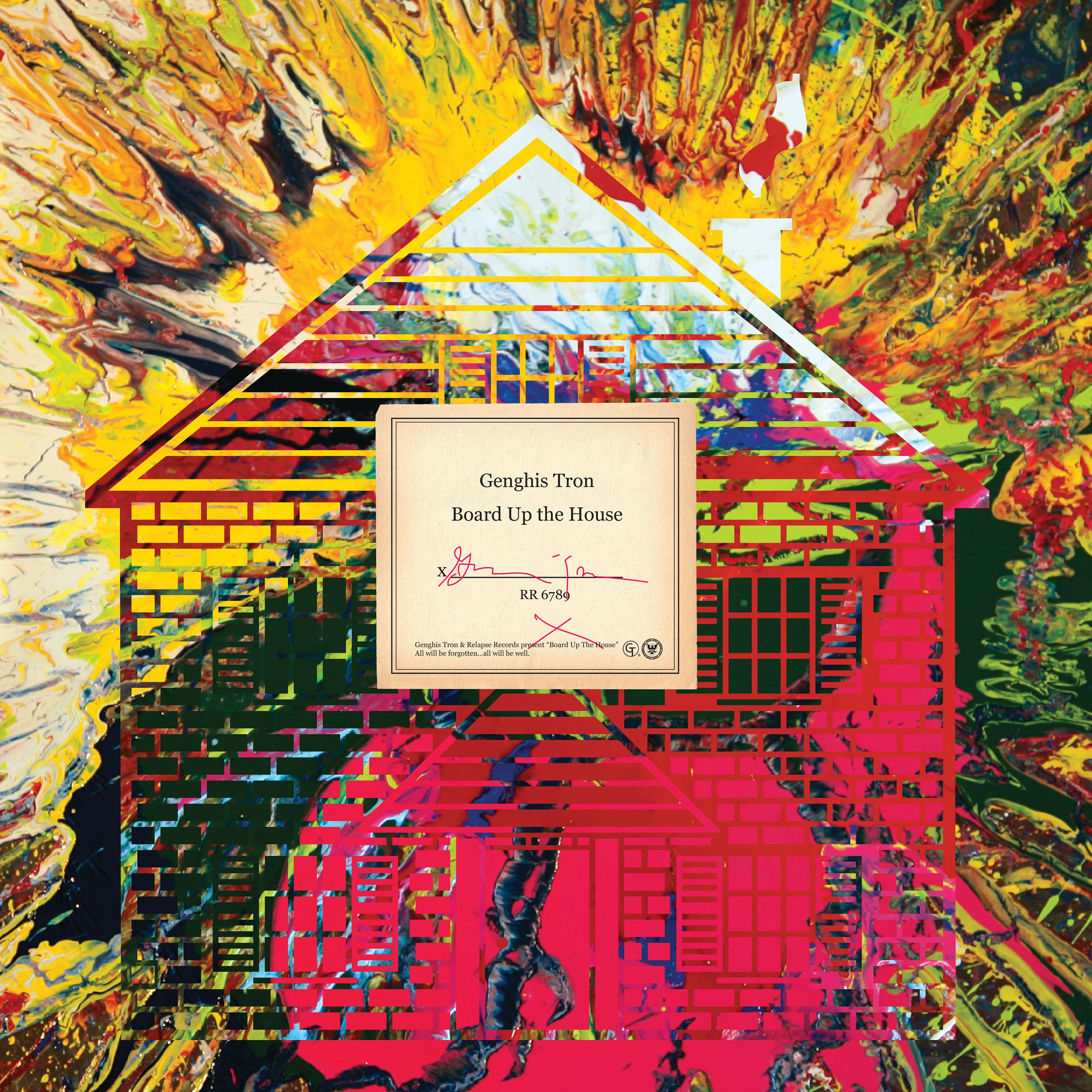 Genghis Tron "Board Up The House" CD - Image 3
