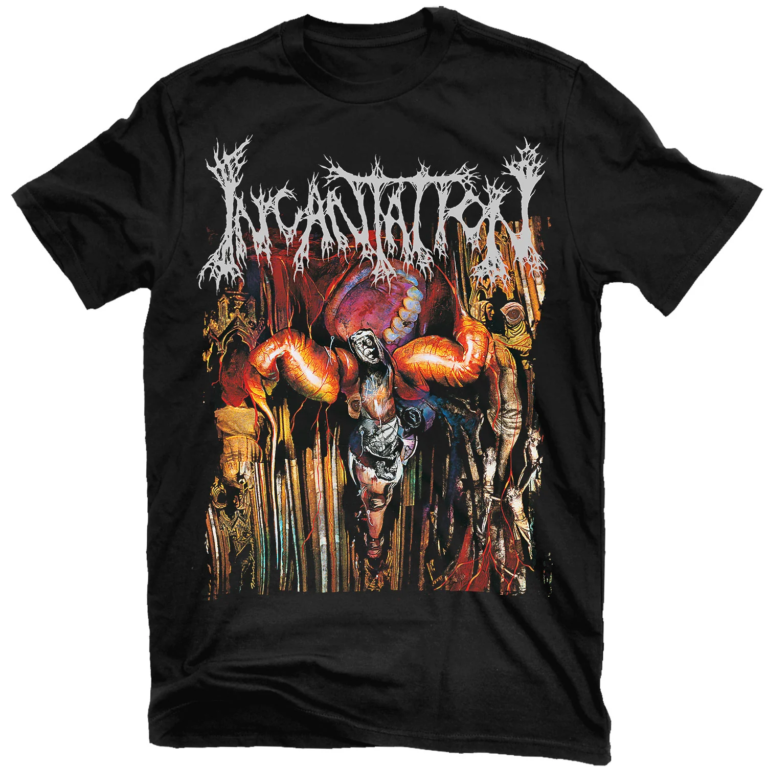 Incantation "Mortal Throne Of Nazarene " T-Shirt - Image 2