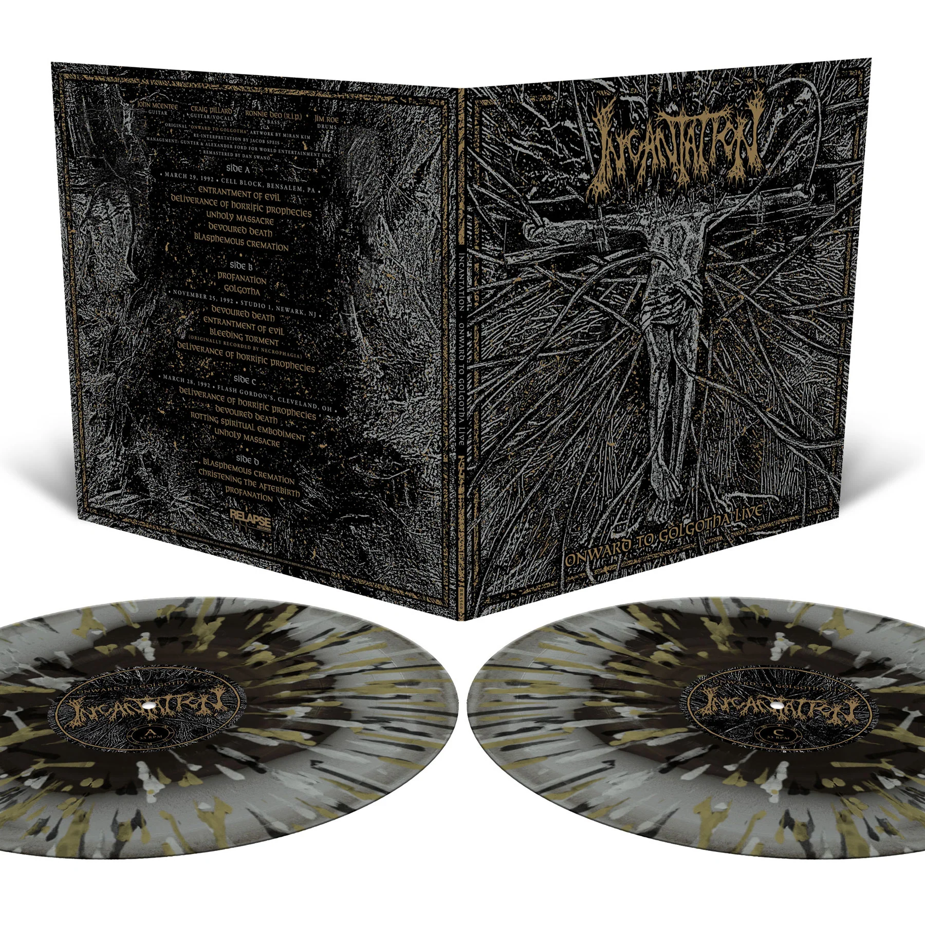 Incantation "Onward To Golgotha Live" 2x12"