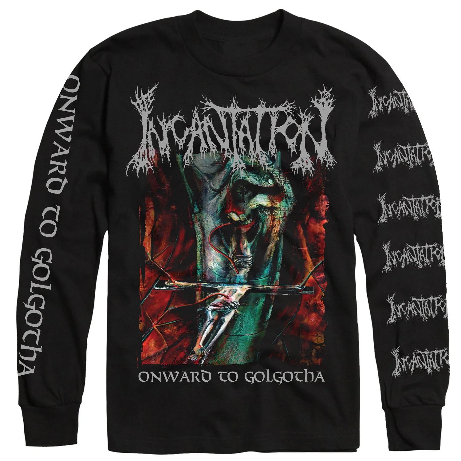 Incantation "Onward To Golgotha" Longsleeve - Image 2