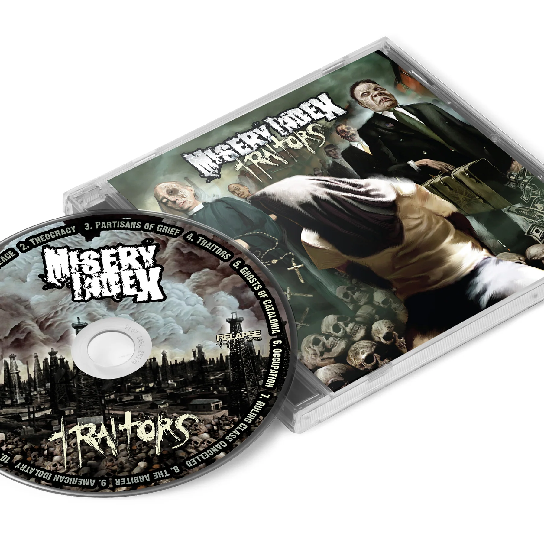 Misery Index "Traitors" CD - Image 3