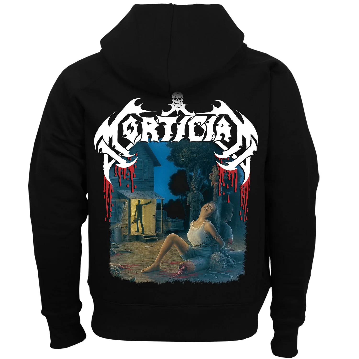 Mortician "Chainsaw Dismemberment" Pullover Hoodie - Image 3