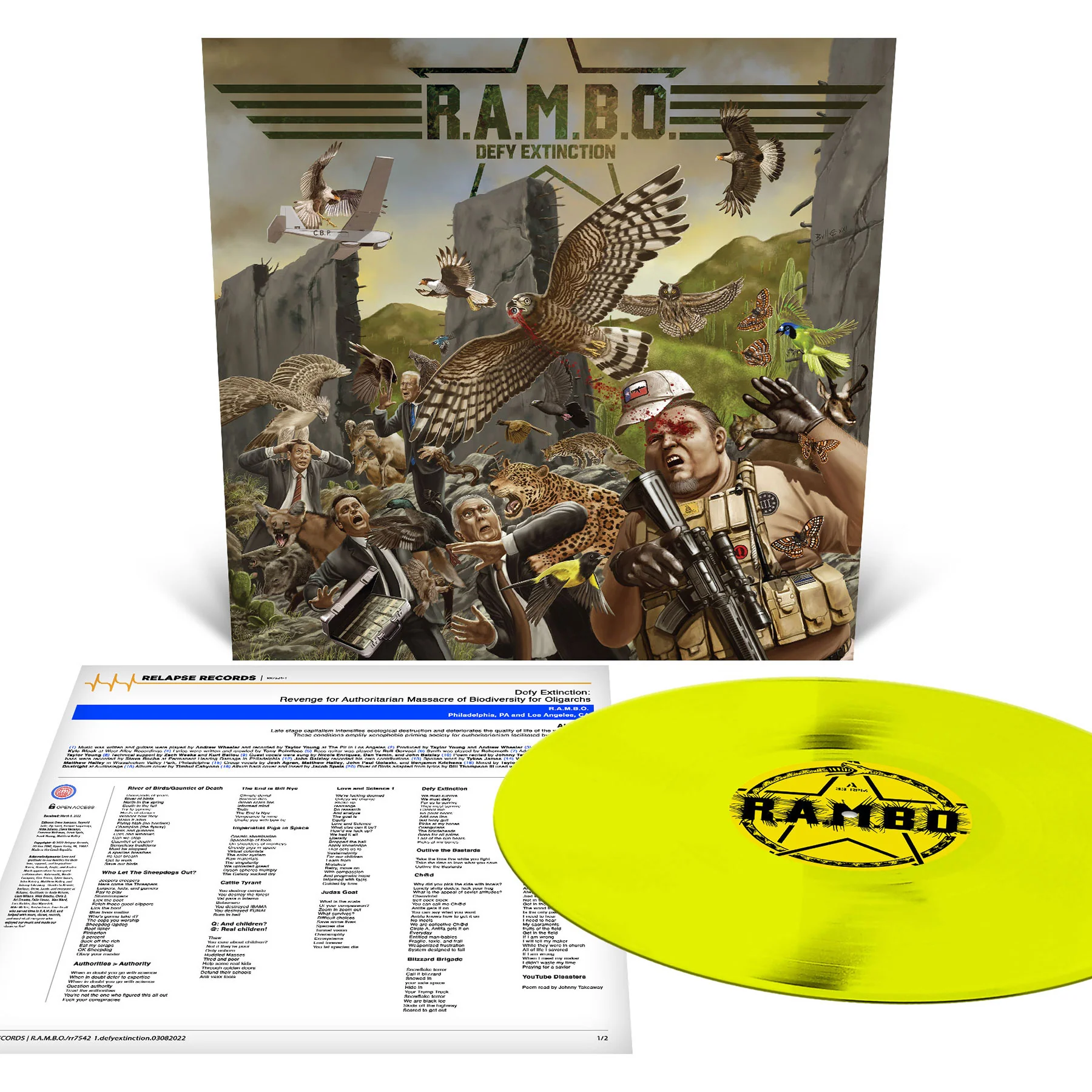 R.A.M.B.O. "Defy Extinction" 12" - Image 2