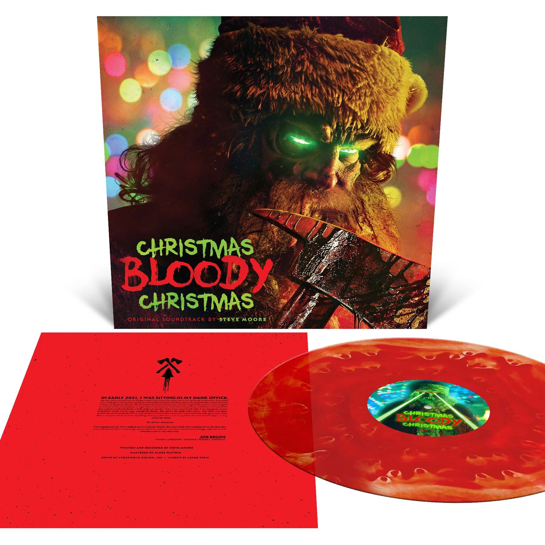 Steve Moore "Christmas Bloody Christmas (Original Motion Picture Soundtrack)" 12" - Image 3