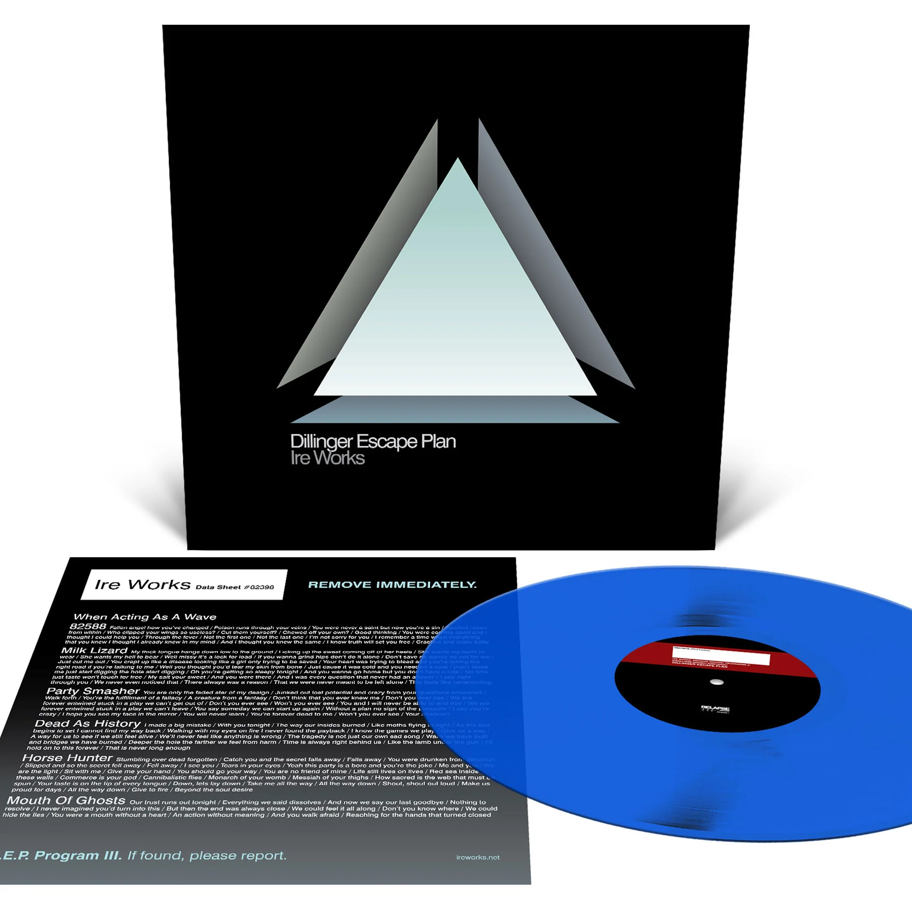 The Dillinger Escape Plan "Ire Works (Reissue)" 12" - Image 3